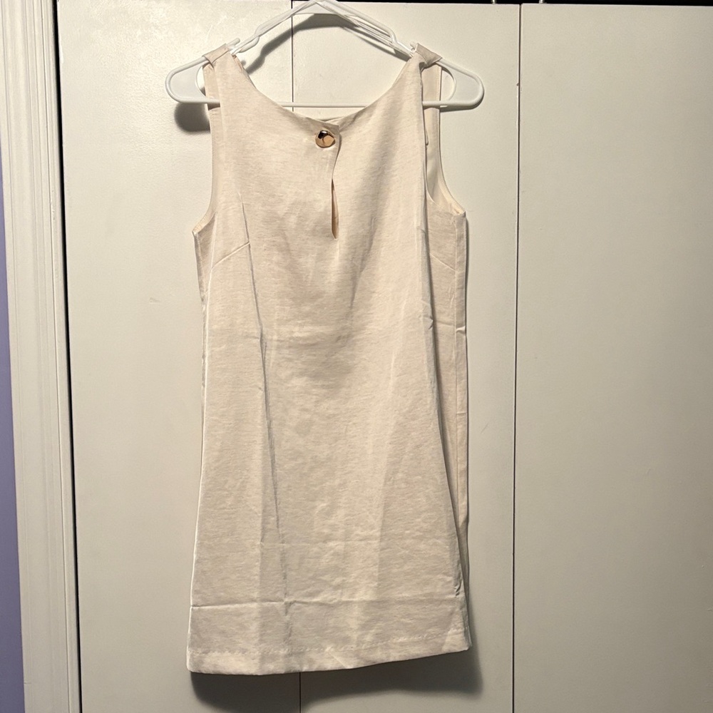 H&M Cream Mini Dress